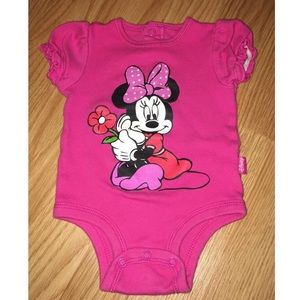 Newborn Babygirl Minnie Mouse Onesie